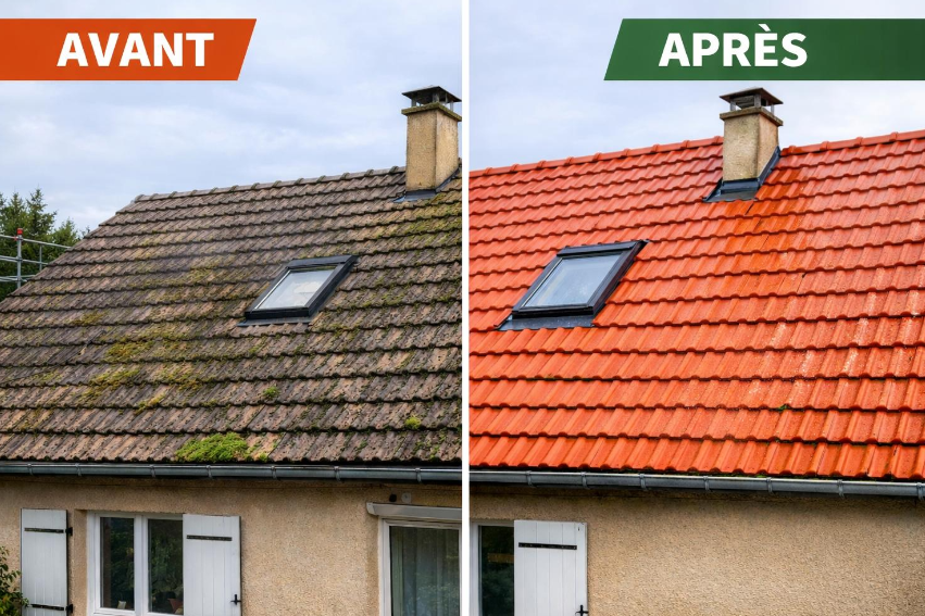 nettoyage démoussage à la tour du crieu 09